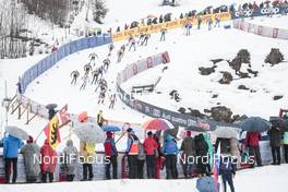 04.01.2018, Oberstdorf, Germany (GER): (l-r)  - FIS world cup cross-country, tour de ski, mass men, Oberstdorf (GER). www.nordicfocus.com. © Modica/NordicFocus. Every downloaded picture is fee-liable.