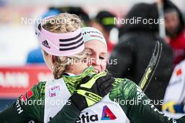 04.01.2018, Oberstdorf, Germany (GER): Nicole Fessel (GER), Stefanie Boehler (GER), (l-r)  - FIS world cup cross-country, tour de ski, mass women, Oberstdorf (GER). www.nordicfocus.com. © Modica/NordicFocus. Every downloaded picture is fee-liable.