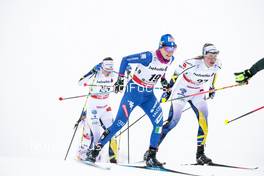 04.01.2018, Oberstdorf, Germany (GER): Elisa Brocard (ITA), Maria Nordstroem (SWE), (l-r)  - FIS world cup cross-country, tour de ski, mass women, Oberstdorf (GER). www.nordicfocus.com. © Modica/NordicFocus. Every downloaded picture is fee-liable.