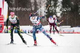 04.01.2018, Oberstdorf, Germany (GER): Laura Gimmler (GER), Elizabeth Stephen (USA), (l-r)  - FIS world cup cross-country, tour de ski, mass women, Oberstdorf (GER). www.nordicfocus.com. © Modica/NordicFocus. Every downloaded picture is fee-liable.