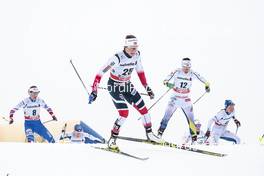 04.01.2018, Oberstdorf, Germany (GER): Maiken Caspersen Falla (NOR), Anna Haag (SWE), (l-r)  - FIS world cup cross-country, tour de ski, mass women, Oberstdorf (GER). www.nordicfocus.com. © Modica/NordicFocus. Every downloaded picture is fee-liable.