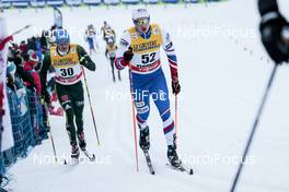 06.01.2018, Val di Fiemme, Italy (ITA): Michal Novak (CZE), Lucas Boegl (GER), (l-r), (l-r)  - FIS world cup cross-country, tour de ski, mass men, Val di Fiemme (ITA). www.nordicfocus.com. © Modica/NordicFocus. Every downloaded picture is fee-liable.