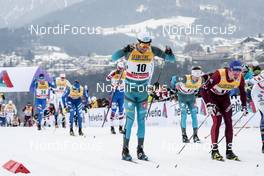06.01.2018, Val di Fiemme, Italy (ITA): Maurice Manificat (FRA) - FIS world cup cross-country, tour de ski, mass men, Val di Fiemme (ITA). www.nordicfocus.com. © Modica/NordicFocus. Every downloaded picture is fee-liable.