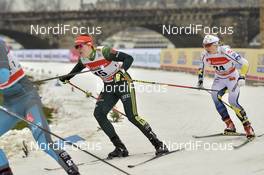 13.01.2018, Dresden, Germany (GER): Victoria Carl (GER), Jonna Sundling (SWE) - FIS world cup cross-country, individual sprint, Dresden (GER). www.nordicfocus.com. © Thibaut/NordicFocus. Every downloaded picture is fee-liable.