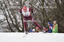 13.01.2018, Dresden, Germany (GER): Andrey Parfenov (RUS) - FIS world cup cross-country, individual sprint, Dresden (GER). www.nordicfocus.com. © Thibaut/NordicFocus. Every downloaded picture is fee-liable.
