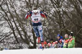 13.01.2018, Dresden, Germany (GER): Benjamin Lustgarten (USA) - FIS world cup cross-country, individual sprint, Dresden (GER). www.nordicfocus.com. © Thibaut/NordicFocus. Every downloaded picture is fee-liable.
