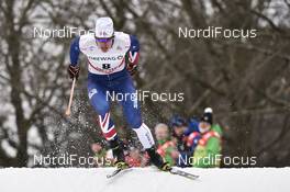 13.01.2018, Dresden, Germany (GER): Andrew Young (GBR) - FIS world cup cross-country, individual sprint, Dresden (GER). www.nordicfocus.com. © Thibaut/NordicFocus. Every downloaded picture is fee-liable.