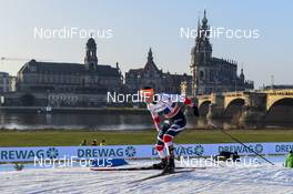 14.01.2018, Dresden, Germany (GER): Lotta Udnes Weng (NOR) - FIS world cup cross-country, team sprint, Dresden (GER). www.nordicfocus.com. © Thibaut/NordicFocus. Every downloaded picture is fee-liable.