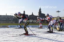 14.01.2018, Dresden, Germany (GER): Teodor Peterson (SWE) - FIS world cup cross-country, team sprint, Dresden (GER). www.nordicfocus.com. © Thibaut/NordicFocus. Every downloaded picture is fee-liable.