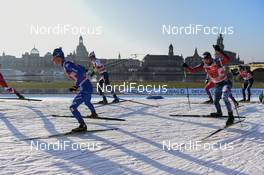 14.01.2018, Dresden, Germany (GER): Andrew Newell (USA) - FIS world cup cross-country, team sprint, Dresden (GER). www.nordicfocus.com. © Thibaut/NordicFocus. Every downloaded picture is fee-liable.
