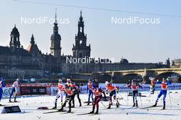 14.01.2018, Dresden, Germany (GER): Erwan Kaeser (SUI) - FIS world cup cross-country, team sprint, Dresden (GER). www.nordicfocus.com. © Thibaut/NordicFocus. Every downloaded picture is fee-liable.