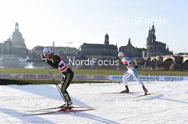 14.01.2018, Dresden, Germany (GER): Thomas Bing (GER) - FIS world cup cross-country, team sprint, Dresden (GER). www.nordicfocus.com. © Thibaut/NordicFocus. Every downloaded picture is fee-liable.