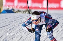 14.01.2018, Dresden, Germany (GER): Caitlin Patterson (USA) - FIS world cup cross-country, team sprint, Dresden (GER). www.nordicfocus.com. © Thibaut/NordicFocus. Every downloaded picture is fee-liable.