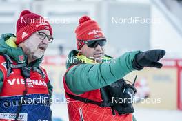 21.01.2018, Planica, Slovenia (SLO): Germany's coaches   - FIS world cup cross-country, 10km women, Planica (SLO). www.nordicfocus.com. © Modica/NordicFocus. Every downloaded picture is fee-liable.