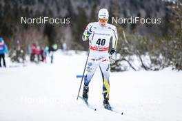 21.01.2018, Planica, Slovenia (SLO): Jens Burman (SWE) - FIS world cup cross-country, 15km men, Planica (SLO). www.nordicfocus.com. © Modica/NordicFocus. Every downloaded picture is fee-liable.