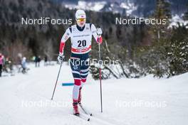 21.01.2018, Planica, Slovenia (SLO): Johan Hoel (NOR) - FIS world cup cross-country, 15km men, Planica (SLO). www.nordicfocus.com. © Modica/NordicFocus. Every downloaded picture is fee-liable.