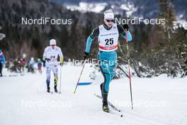 21.01.2018, Planica, Slovenia (SLO): Alexis Jeannerod (FRA) - FIS world cup cross-country, 15km men, Planica (SLO). www.nordicfocus.com. © Modica/NordicFocus. Every downloaded picture is fee-liable.