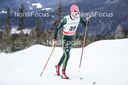 21.01.2018, Planica, Slovenia (SLO): Florian Notz (GER) - FIS world cup cross-country, 15km men, Planica (SLO). www.nordicfocus.com. © Modica/NordicFocus. Every downloaded picture is fee-liable.