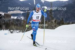 21.01.2018, Planica, Slovenia (SLO): Sergio Rigoni (ITA) - FIS world cup cross-country, 15km men, Planica (SLO). www.nordicfocus.com. © Modica/NordicFocus. Every downloaded picture is fee-liable.