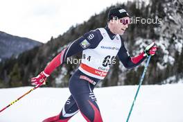 21.01.2018, Planica, Slovenia (SLO): Niklas Dyrhaug (NOR) - FIS world cup cross-country, 15km men, Planica (SLO). www.nordicfocus.com. © Modica/NordicFocus. Every downloaded picture is fee-liable.