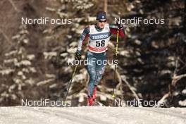 20.01.2018, Planica, Slovenia (SLO): Benjamin Lustgarten (USA) - FIS world cup cross-country, individual sprint, Planica (SLO). www.nordicfocus.com. © Modica/NordicFocus. Every downloaded picture is fee-liable.