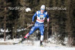 27.01.2018, Seefeld, Austria (AUT): Andrew Young (GBR) - FIS world cup cross-country, individual sprint, Seefeld (AUT). www.nordicfocus.com. © Modica/NordicFocus. Every downloaded picture is fee-liable.