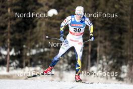 27.01.2018, Seefeld, Austria (AUT): Karl-Johan Dyvik (SWE) - FIS world cup cross-country, individual sprint, Seefeld (AUT). www.nordicfocus.com. © Modica/NordicFocus. Every downloaded picture is fee-liable.