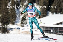 27.01.2018, Seefeld, Austria (AUT): Callum Watson (AUS) - FIS world cup cross-country, individual sprint, Seefeld (AUT). www.nordicfocus.com. © Modica/NordicFocus. Every downloaded picture is fee-liable.
