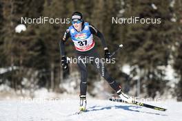 27.01.2018, Seefeld, Austria (AUT): Nathalie Von Siebenthal (SUI) - FIS world cup cross-country, individual sprint, Seefeld (AUT). www.nordicfocus.com. © Modica/NordicFocus. Every downloaded picture is fee-liable.