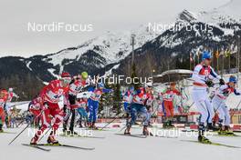 28.01.2018, Seefeld, Austria (AUT): Benjamin Lustgarten (USA) - FIS world cup cross-country, mass men, Seefeld (AUT). www.nordicfocus.com. © Thibaut/NordicFocus. Every downloaded picture is fee-liable.