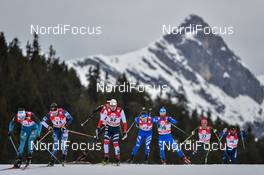 28.01.2018, Seefeld, Austria (AUT): Eirik Sverdrup Augdal (NOR) - FIS world cup cross-country, mass men, Seefeld (AUT). www.nordicfocus.com. © Thibaut/NordicFocus. Every downloaded picture is fee-liable.