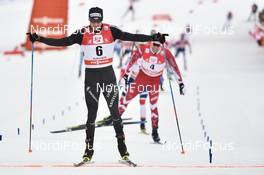 28.01.2018, Seefeld, Austria (AUT): Dario Cologna (SUI) - FIS world cup cross-country, mass men, Seefeld (AUT). www.nordicfocus.com. © Thibaut/NordicFocus. Every downloaded picture is fee-liable.
