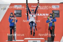 28.01.2018, Seefeld, Austria (AUT): Heidi Weng (NOR), Jessica Diggins (USA), Ragnhild Haga (NOR), (l-r) - FIS world cup cross-country, mass women, Seefeld (AUT). www.nordicfocus.com. © Thibaut/NordicFocus. Every downloaded picture is fee-liable.