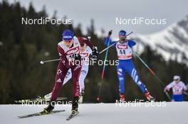 28.01.2018, Seefeld, Austria (AUT): Anastasia Sedova (RUS) - FIS world cup cross-country, mass women, Seefeld (AUT). www.nordicfocus.com. © Thibaut/NordicFocus. Every downloaded picture is fee-liable.