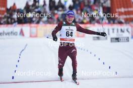 04.03.2018, Lahti, Finland (FIN): Alexander Bolshunov (RUS) - FIS world cup cross-country, 15km men, Lahti (FIN). www.nordicfocus.com. © Thibaut/NordicFocus. Every downloaded picture is fee-liable.