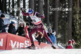03.03.2018, Lahti, Finland (FIN): Alexander Bolshunov (RUS) - FIS world cup cross-country, individual sprint, Lahti (FIN). www.nordicfocus.com. © Modica/NordicFocus. Every downloaded picture is fee-liable.
