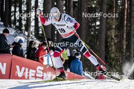 03.03.2018, Lahti, Finland (FIN): Sindre Bjoernestad Skar (NOR) - FIS world cup cross-country, individual sprint, Lahti (FIN). www.nordicfocus.com. © Modica/NordicFocus. Every downloaded picture is fee-liable.