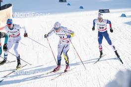 03.03.2018, Lahti, Finland (FIN): Anton Persson (SWE), Andrew Musgrave (GBR), (l-r)  - FIS world cup cross-country, individual sprint, Lahti (FIN). www.nordicfocus.com. © Modica/NordicFocus. Every downloaded picture is fee-liable.