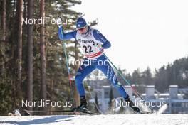 03.03.2018, Lahti, Finland (FIN): Maicol Rastelli (ITA) - FIS world cup cross-country, individual sprint, Lahti (FIN). www.nordicfocus.com. © Modica/NordicFocus. Every downloaded picture is fee-liable.