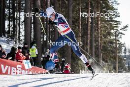03.03.2018, Lahti, Finland (FIN): James Clugnet (GBR) - FIS world cup cross-country, individual sprint, Lahti (FIN). www.nordicfocus.com. © Modica/NordicFocus. Every downloaded picture is fee-liable.