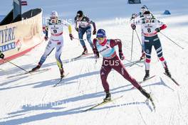03.03.2018, Lahti, Finland (FIN): Ida Ingemarsdotter (SWE), Natalia Nepryaeva (RUS), Tiril Udnes Weng (NOR), (l-r)  - FIS world cup cross-country, individual sprint, Lahti (FIN). www.nordicfocus.com. © Modica/NordicFocus. Every downloaded picture is fee-liable.
