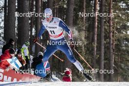 03.03.2018, Lahti, Finland (FIN): Andrew Young (GBR) - FIS world cup cross-country, individual sprint, Lahti (FIN). www.nordicfocus.com. © Modica/NordicFocus. Every downloaded picture is fee-liable.