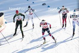 03.03.2018, Lahti, Finland (FIN): Victoria Carl (GER), Krista Parmakoski (FIN), Maiken Caspersen Falla (NOR), Ingvild Flugstad Oestberg (NOR), Maja Dahlqvist (SWE), (l-r)  - FIS world cup cross-country, individual sprint, Lahti (FIN). www.nordicfocus.com. © Modica/NordicFocus. Every downloaded picture is fee-liable.