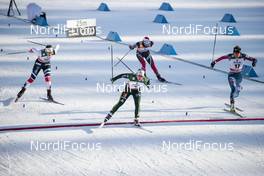 03.03.2018, Lahti, Finland (FIN): Natalia Matveeva (RUS), Aino-Kaisa Saarinen (FIN), Sandra Ringwald (GER), Maiken Caspersen Falla (NOR), Heidi Weng (NOR), (l-r)  - FIS world cup cross-country, individual sprint, Lahti (FIN). www.nordicfocus.com. © Modica/NordicFocus. Every downloaded picture is fee-liable.