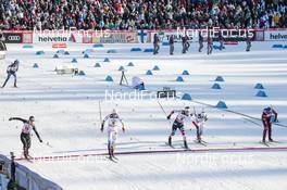 03.03.2018, Lahti, Finland (FIN): Laurien Van Der Graaff (SUI), Ida Ingemarsdotter (SWE), Jonna Sundling (SWE), Tiril Udnes Weng (NOR), (l-r)  - FIS world cup cross-country, individual sprint, Lahti (FIN). www.nordicfocus.com. © Modica/NordicFocus. Every downloaded picture is fee-liable.