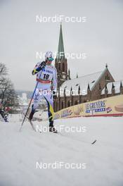 07.03.2018, Drammen, Norway (NOR): Calle Halfvarsson (SWE) - FIS world cup cross-country, individual sprint, Drammen (NOR). www.nordicfocus.com. © Thibaut/NordicFocus. Every downloaded picture is fee-liable.