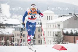 07.03.2018, Drammen, Norway (NOR): Nichole Bathe (GBR) - FIS world cup cross-country, individual sprint, Drammen (NOR). www.nordicfocus.com. © Modica/NordicFocus. Every downloaded picture is fee-liable.