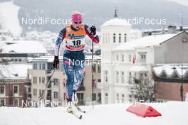 07.03.2018, Drammen, Norway (NOR): Kikkan Randall (USA) - FIS world cup cross-country, individual sprint, Drammen (NOR). www.nordicfocus.com. © Modica/NordicFocus. Every downloaded picture is fee-liable.