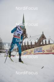 07.03.2018, Drammen, Norway (NOR): Lucas Chanavat (FRA) - FIS world cup cross-country, individual sprint, Drammen (NOR). www.nordicfocus.com. © Thibaut/NordicFocus. Every downloaded picture is fee-liable.