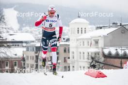 07.03.2018, Drammen, Norway (NOR): Emil Iversen (NOR) - FIS world cup cross-country, individual sprint, Drammen (NOR). www.nordicfocus.com. © Modica/NordicFocus. Every downloaded picture is fee-liable.
